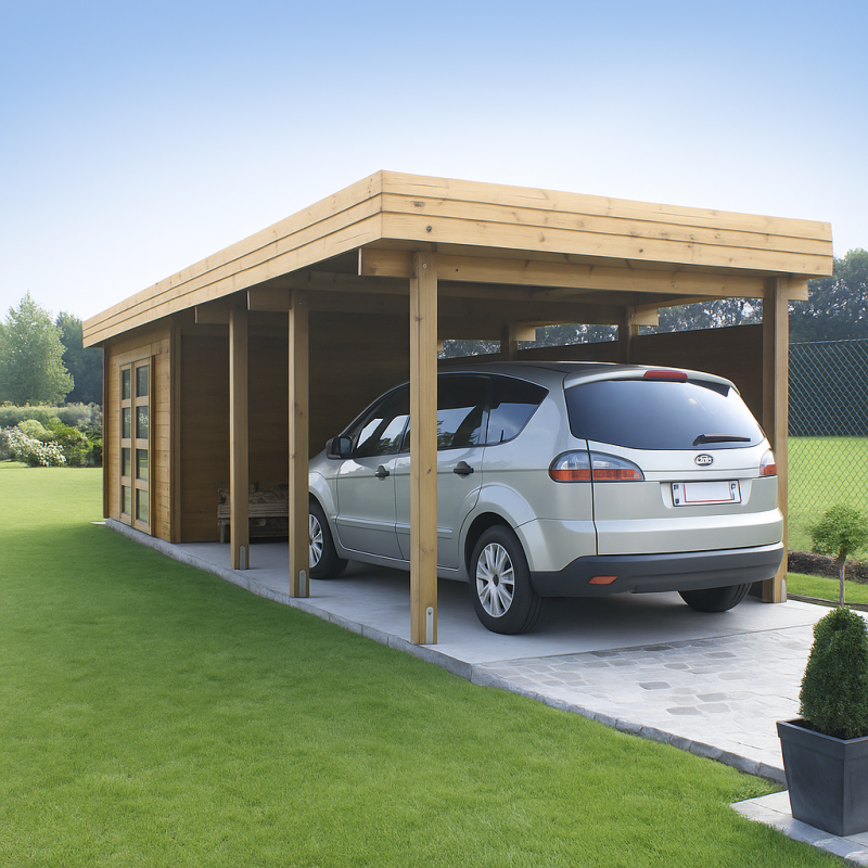 CARPORT MODERN INDEPENDANT EN KIT