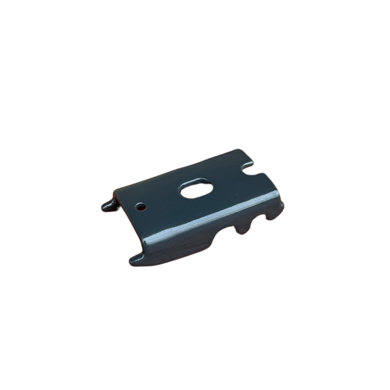 CLIP ACIER POUR POTEAU PERICLIP PLASTIFIE RAL 7016 GRIS