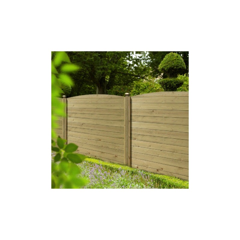 LAME DE CLOTURE DROITE EMBOITABLE PIN CL3 VERT 27*135 1.92M