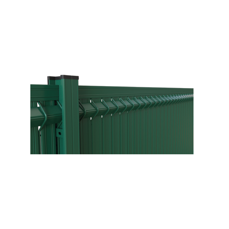 KIT CLOTURE POUR GRILLE RIGIDE PVC PLAT