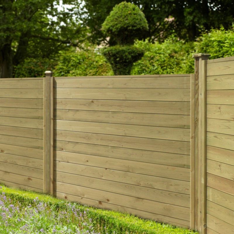LAME DE CLOTURE DROITE EMBOITABLE PIN CL4 VERT 27*135 1.78M