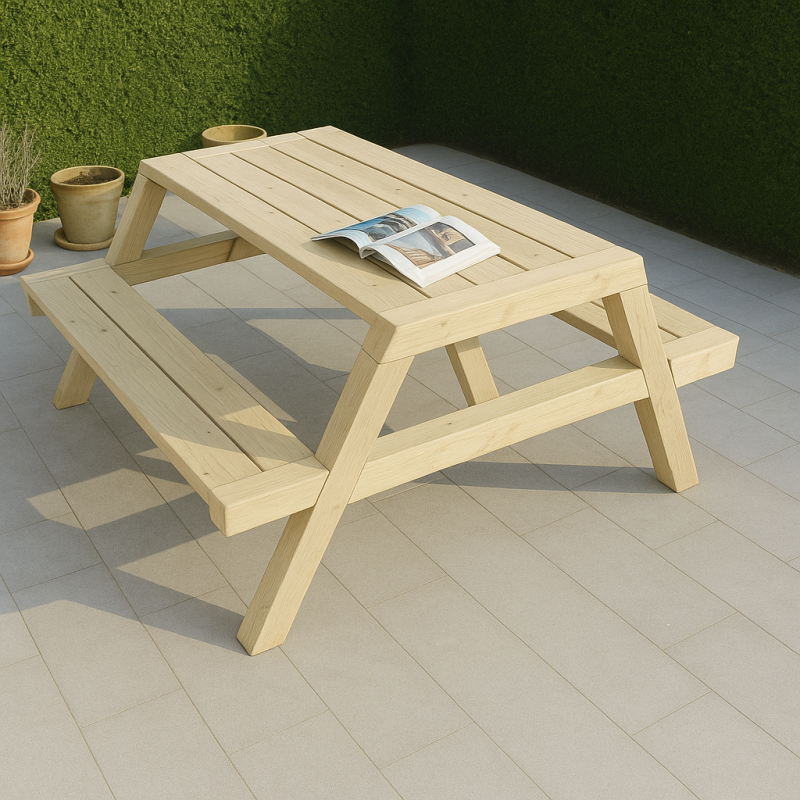 TABLE PIN TRAITE CL3 VERT