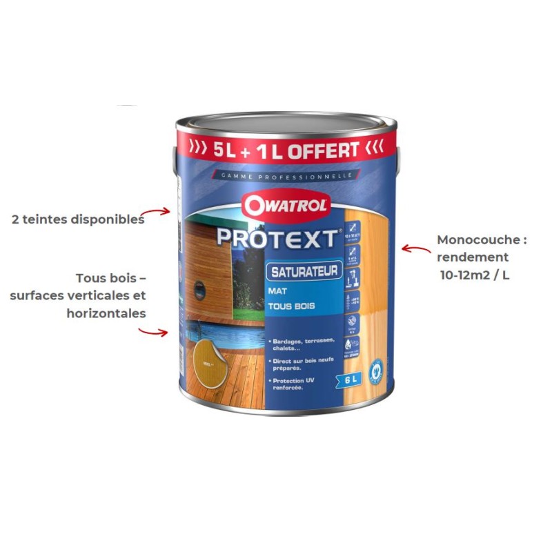 PROTEXT 5 LITRES + 1 LITRE GRATUIT
