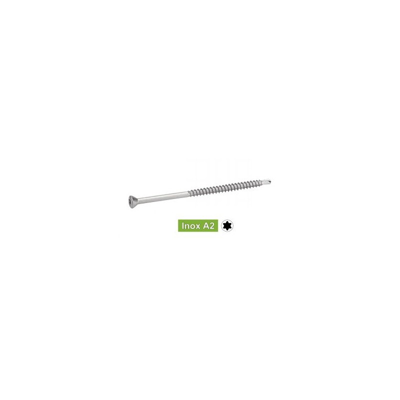 VIS INOX A2 BARDAGE TORX 10 BOITE 200 U