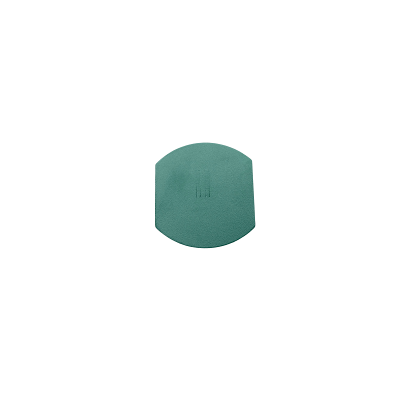 CHAPEAU POTEAU ALU TEINTE VERT 6005 AVEC VIS INOX